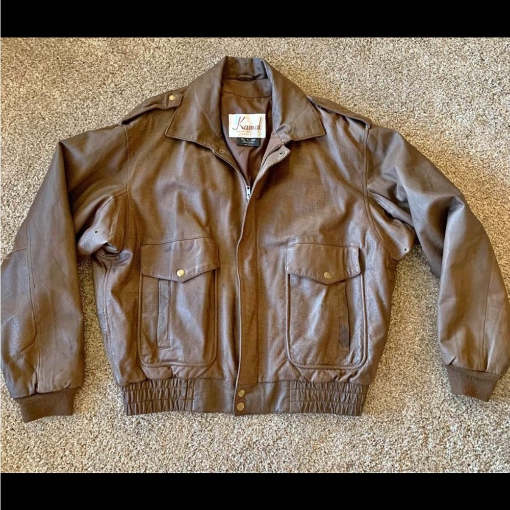 Leather Bomber